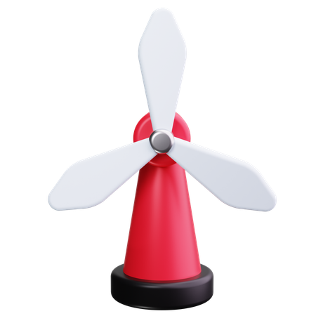 L'énergie éolienne  3D Icon