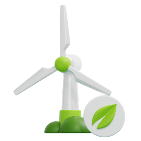 L'énergie éolienne  3D Icon