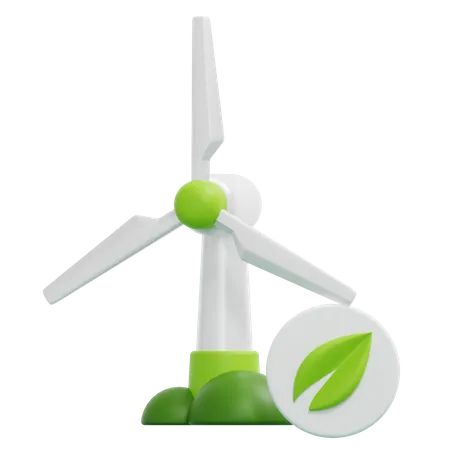 L'énergie éolienne  3D Icon