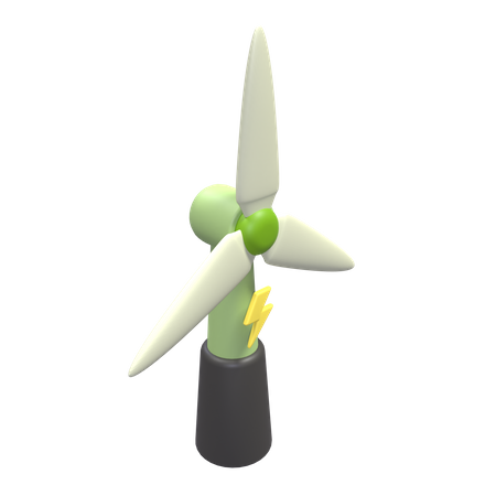 L'énergie éolienne  3D Icon