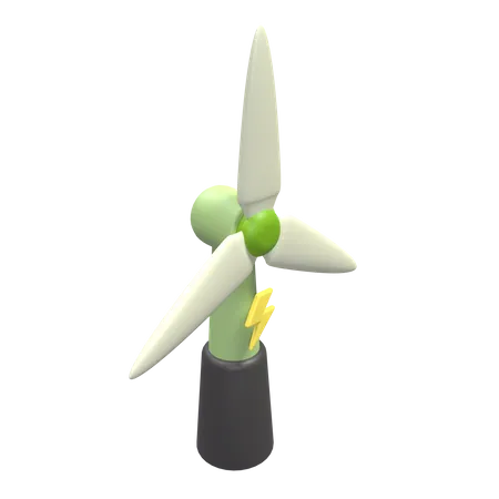 L'énergie éolienne  3D Icon