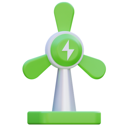 L'énergie éolienne  3D Icon