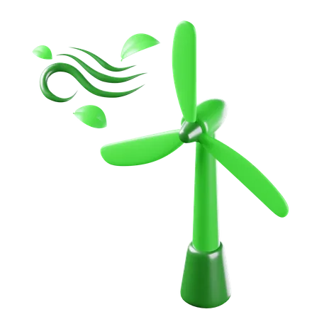 L'énergie éolienne  3D Icon