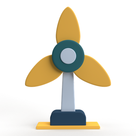 L'énergie éolienne  3D Icon