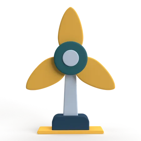 L'énergie éolienne  3D Icon