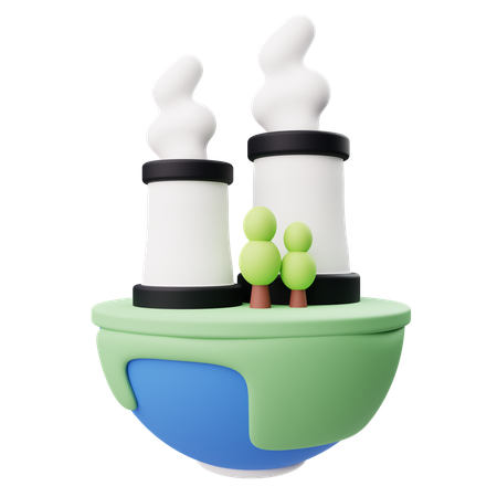 L'énergie géothermique  3D Icon