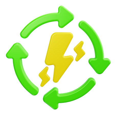 Energiekontrolle  3D Icon