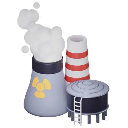 Pouvoir nucléaire  3D Icon