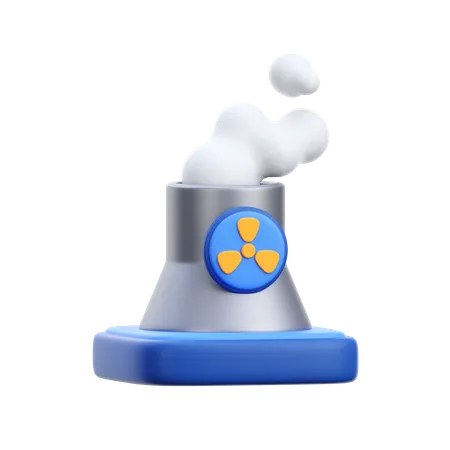 Énergie nucléaire  3D Icon