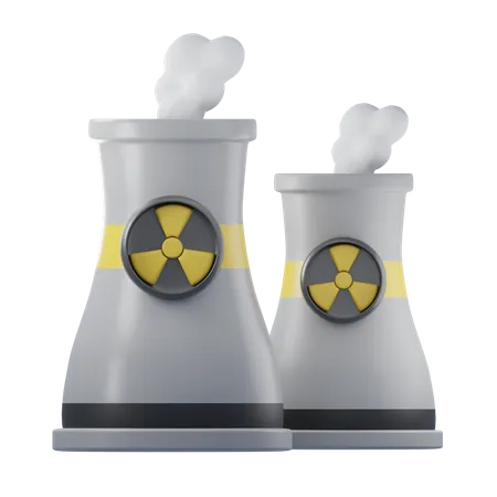 Énergie nucléaire  3D Icon