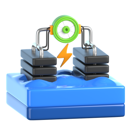 Énergie océanique  3D Icon