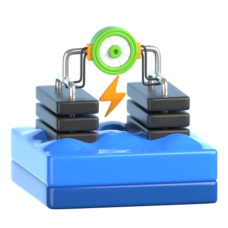 Énergie océanique  3D Icon