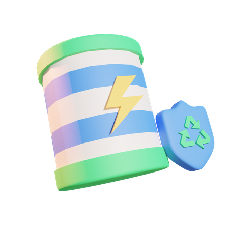 Energie recyceln  3D Icon