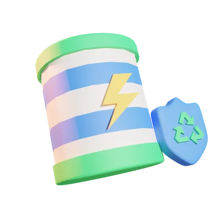 Energie recyceln  3D Icon