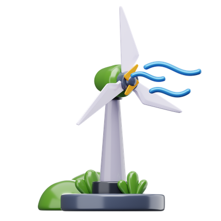 Énergie renouvelable  3D Icon