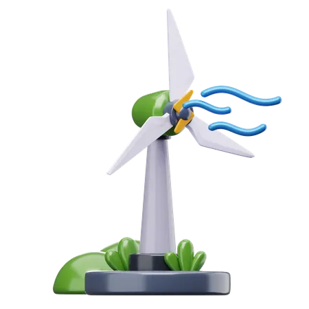 Énergie renouvelable  3D Icon