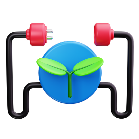 Énergie renouvelable  3D Icon