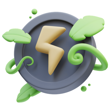 Énergie renouvelable  3D Icon