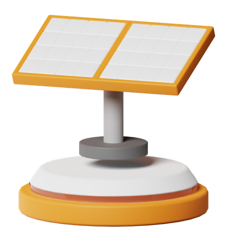 Énergie solaire  3D Icon