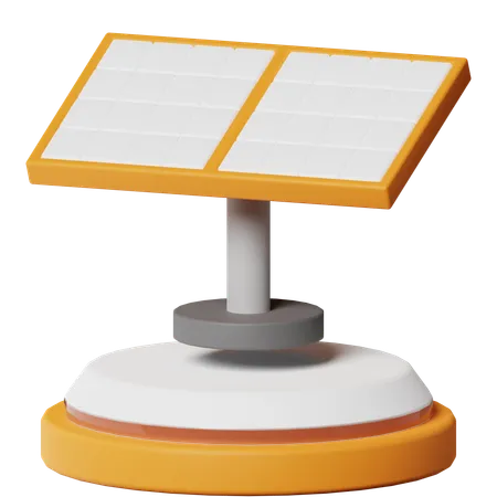 Énergie solaire  3D Icon