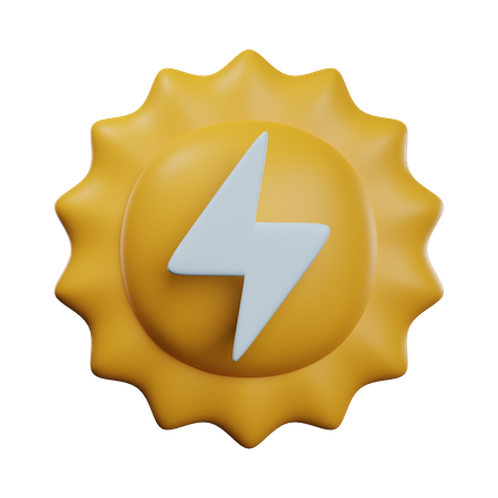 Energie solaire  3D Icon