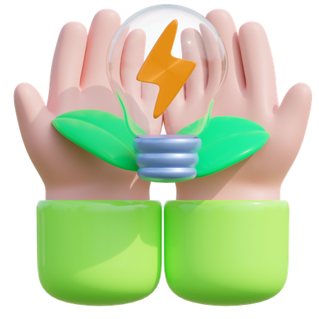 Energie sparen  3D Icon