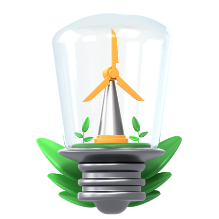 Énergie verte  3D Icon