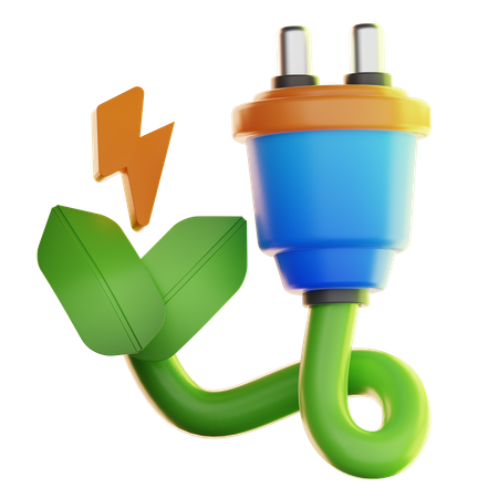 Énergie verte  3D Icon