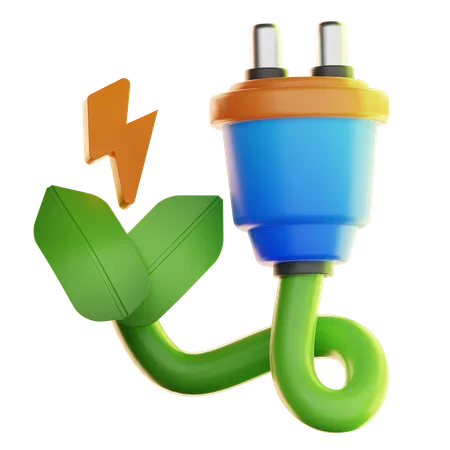 Énergie verte  3D Icon