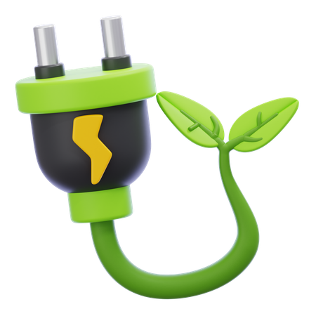 Énergie verte  3D Icon