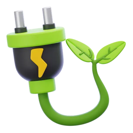 Énergie verte  3D Icon