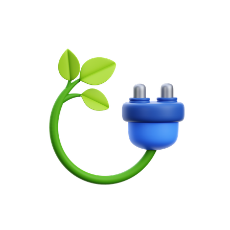 Énergie verte  3D Icon