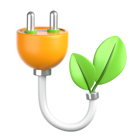 Énergie verte  3D Icon