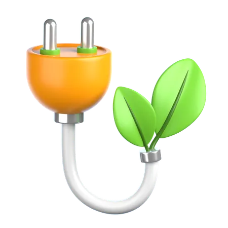 Énergie verte  3D Icon