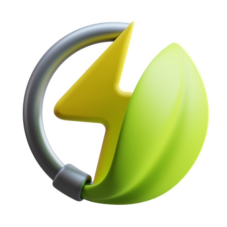 Énergie verte  3D Icon