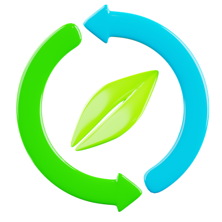 Énergie verte  3D Icon