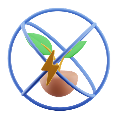 Énergie verte  3D Icon