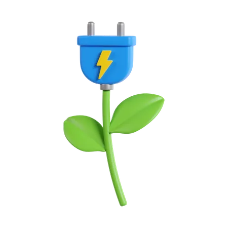 Énergie verte  3D Icon