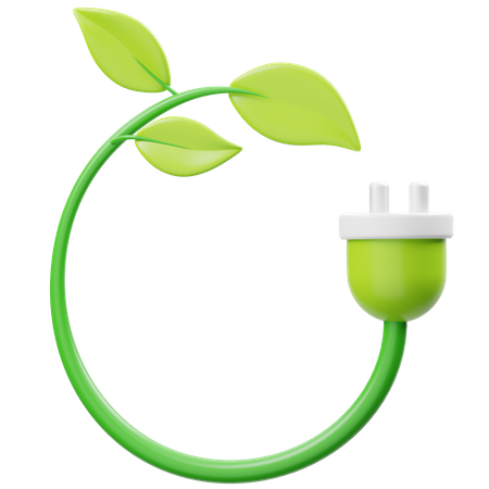 Énergie verte  3D Icon