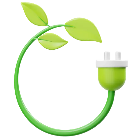 Énergie verte  3D Icon