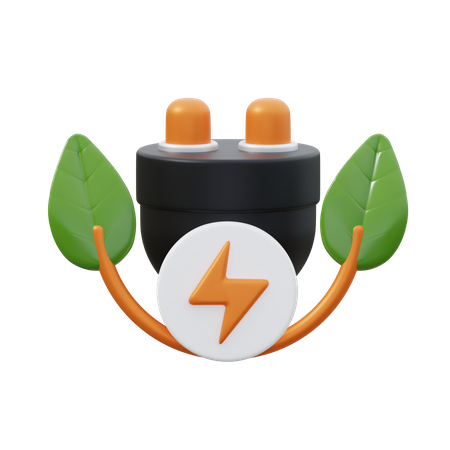 Énergie verte  3D Icon