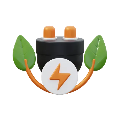 Énergie verte  3D Icon