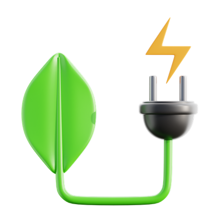 Énergie verte  3D Icon