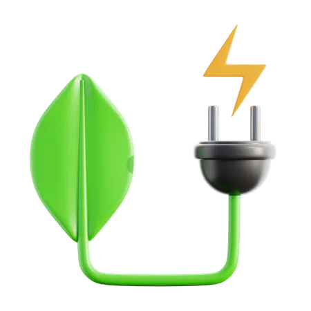 Énergie verte  3D Icon