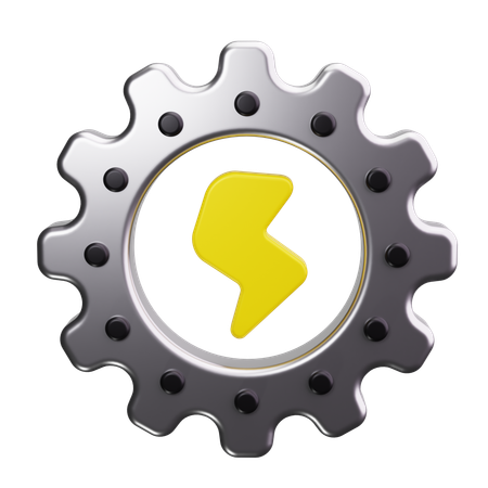 Energie, Getriebe, Technologie, Engineering, Macht, Ausrüstung, Zahnrad  3D Icon