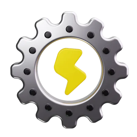 Energie, Getriebe, Technologie, Engineering, Macht, Ausrüstung, Zahnrad  3D Icon