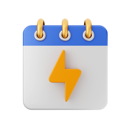 Energiekalender  3D Icon