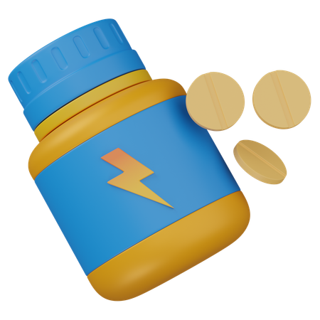 Energiepillen  3D Icon