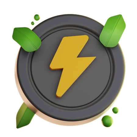 Énergie renouvelable  3D Icon