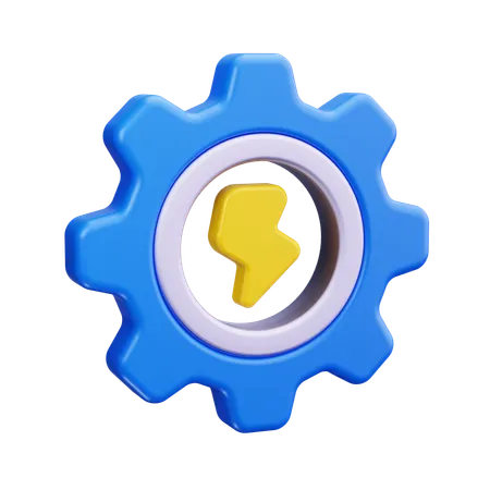 Energiesparer  3D Icon